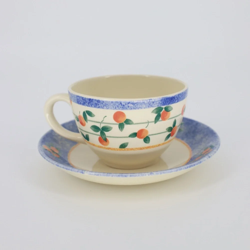 WOOD & SONS MADE IN ENGLAND‎ TEACUP AND SAUCER